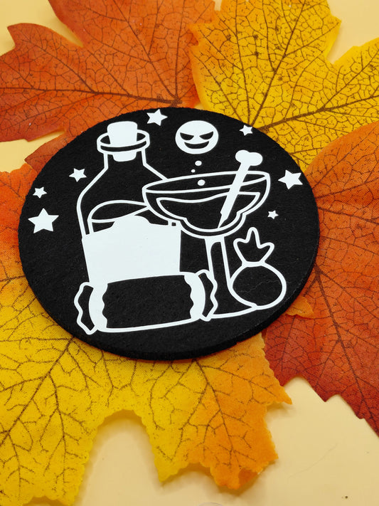Halloween Filz-Untersetzer