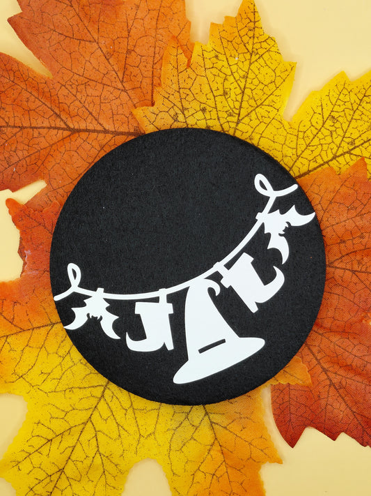 Halloween Filz-Untersetzer