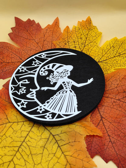 Halloween Filz-Untersetzer 2er Set
