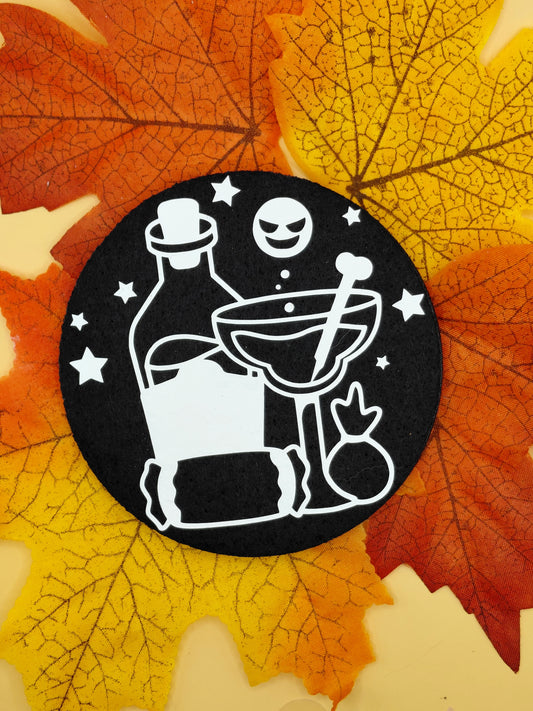 Halloween Filz-Untersetzer